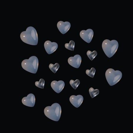 Decorative elements for the decor "your heart", voluminous, translucent color-3