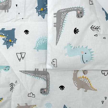 Dinopupsi children's blanket, swan fluff, size 110x140 cm-3