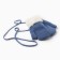 Baby mittens for claim Minaku with a lapel of 15 cm blue