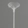 Star for balloons for 4 balls, base of the heart, height 65 cm