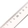 Damage set 4 objects (ruler 15 cm, square 30 °/ 60 °, 10 cm; square 45 °/ 45 °, 8 cm; transporter 180 °, 9 cm), transparent