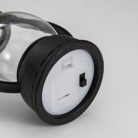 Nightlight "night lamp" LED from batteries 3XAG10 black 12x19x25 cm-4