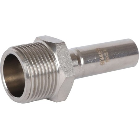 Rommer RSS-0024-001534, NPR-HR, D = 15 mm x 3/4 ”, a press, stainless steel-3
