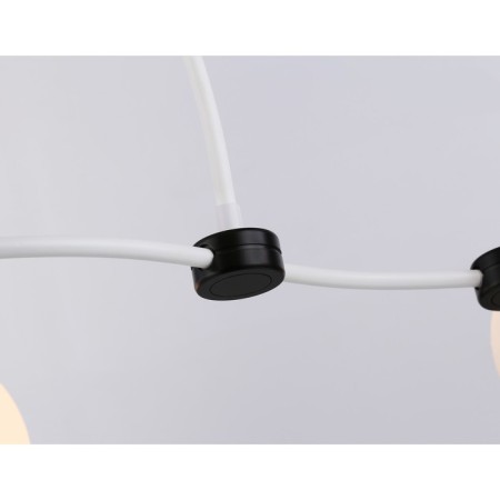 Suspended Ambrella Light, Modern, TR2546, 5HE27, white, black color-4