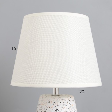 Table lamp "Dandan" 1x40W E14 white 20x20x34cm-2