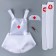 Carnival set "Nurse": apron, stockings, headdress, syringe, p. 40–46