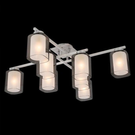 Ceiling Citilux Cutilux CL111180, 76.5x76.5x23.5 cm, 8x75W, E27, Gray color-1