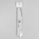 File - emery, abrasiveness 180/240, 18 cm, gray color