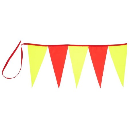 Flag tape, length 5 m, 15x30cm, mix color