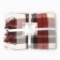 Elf blanket, 140x200 cm, white/terracotta/brown, New Zealand wool 70%, PE 30%