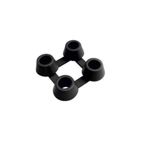 Connecting element for cellular rugs