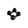 Connecting element for cellular rugs