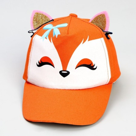 Children's set "Fox", backpack 21x25 cm, cap rr. 52-54 cm-5