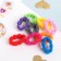 Hair elastic band "Mahrushka" (set 20 pcs) slot, mix