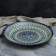 Lryagan Round Rishtan Ceramics, 41cm, brown-blue ornament