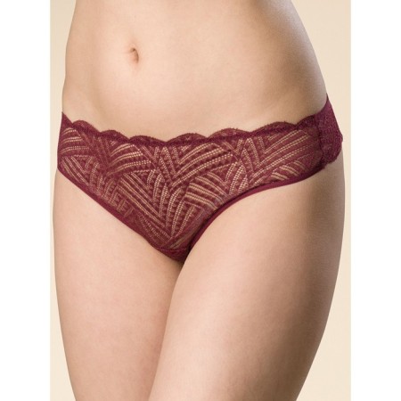 Female cowards, size 46, burgundy color