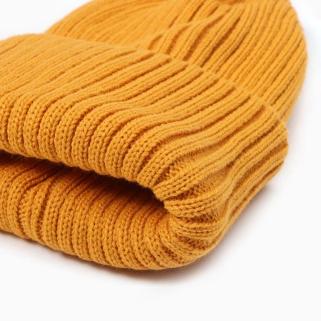 Children's hat, mustard color, size 54-56-1