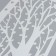 Stencil plastic "Tree with birds" 17x9.8 cm