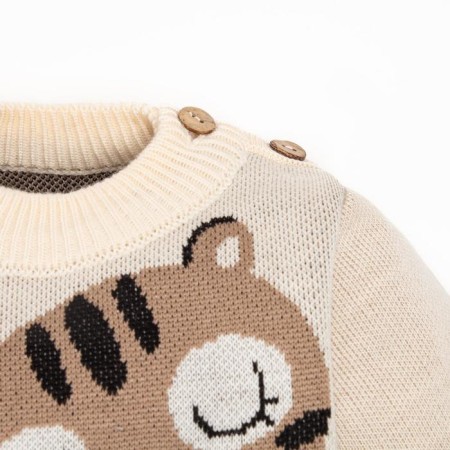 Cost Knitted baby I "tiger" growth 68-74 cm-7