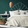 Jerry set: a coverlet 230 x 250 cm, pillowcase 45 x 45 cm - 2 pcs, creamy color