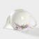Kettle of porcelain tender "lavender", 800 ml, white color