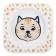 Baby plate for the second dishes "Merry cook kitten"