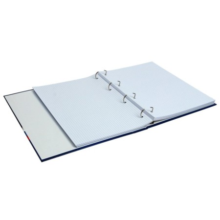 A notebook on 4 rings A5, 160 sheets, in a cage, "Russia", a hard cover, glossy lamination, an offset block-3