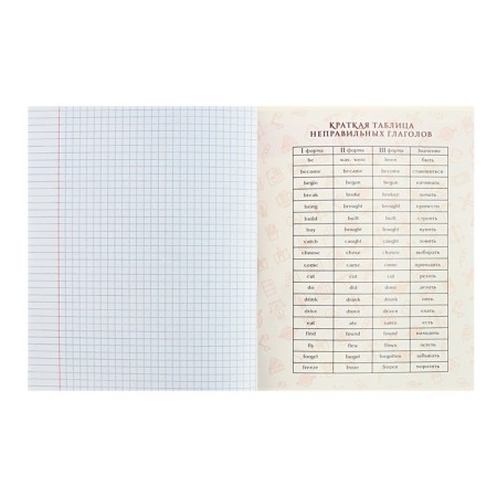 Subject notebook Calligrata Top "magazine", 48 sheets in a cage English, with reference material, cardboard cover, glossy lamination, offset unit-3