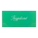 Money envelope "Congratulations!" Soft-tach, gray-green background, 8.3 x 16.2 cm