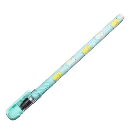 Ballic handle BrunovisConti Magicwrite "hugs. Chickens", node 0.5 mm, blue ink, matte case Soft Touch-1