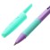 Ballpoint handle Berlingo "Tribase Grip Haze", 0.7 mm, flu, blue, mix