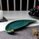 Divine Fruit dish "Vintage sheet", 27 × 10.5 × 1.5 cm, green color