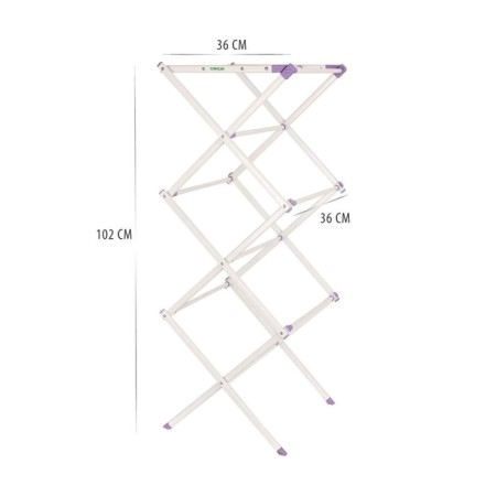 Sushilka for linen Orion 6101, vertical, color gray-violet-5