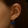 Earrings with the rhinestones "confetti" flash, color mix