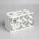 Garland "fringe" 3 x 0.6 m, IP65, UMS, white thread rubber, 160 LED, white glow, 220 V