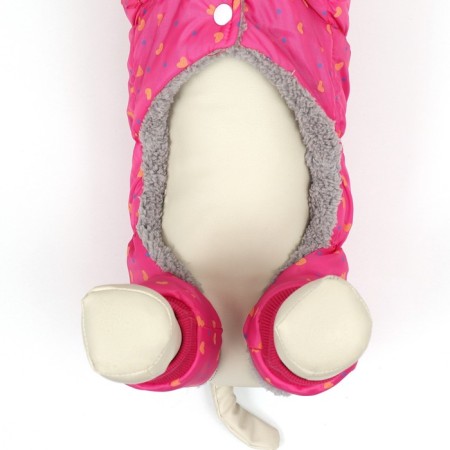 Kombinson "Tender Way" on the fur lining, size L (DS 35, Osh 35, OG 45 cm), pink-5