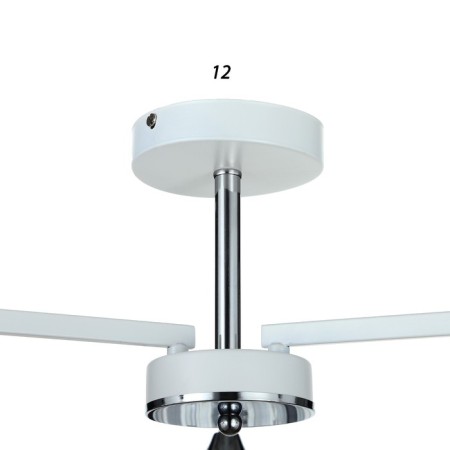 Svetogor chandelier 6681 3he27 white/chrome-5