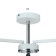 Svetogor chandelier 6681 3he27 white/chrome
