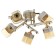Ariadne Causenger Military District 5he27 40W white-gold 48x48x26 cm Bayerlux