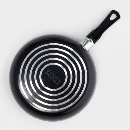 Consul pan, d = 22 cm, glass cover, anti -stick coating, black color-5