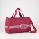 Sports bag with lightning, long belt, burgundy color