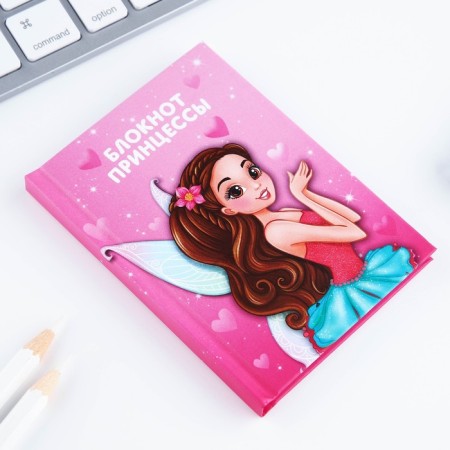 Notepad in solid cover A7, 64 liters of "Princess"-3