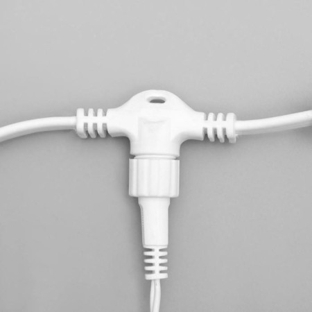 Garland "Curtain" 2 × 9 m, IP44, UMS, white thread, 1800 LED, glow blue, 220 V-7