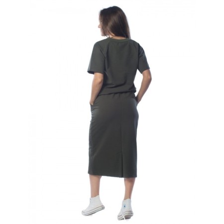Women's suit Unpredented, size 44, khaki color-3