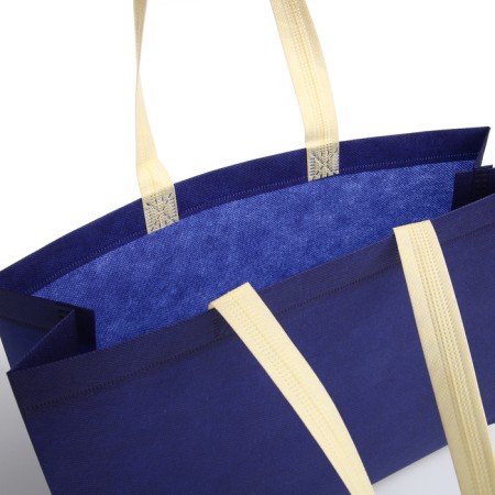 Household bag without fastening, blue color-2