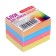 Block for records, on gluing, calligrata, 6x5x4 cm, 80 g/m2, color, pastel