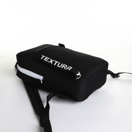 Textura's backpack, external pocket, black/white color-4