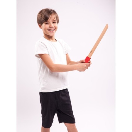 Wooden sword "Vakazashi", in a sheath, red color, beech-12