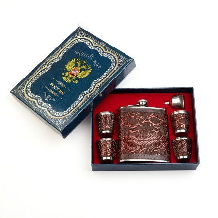 Gift set 6 in 1: Flaw 540 ml, 4 piles of 75 ml, funnel-2