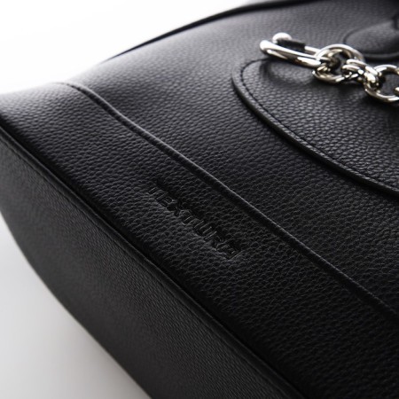 Female bag Textura, tout, average size, black color-6